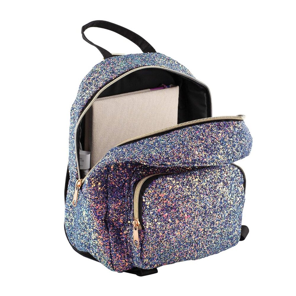Stylelab Small Glitter Backpack - Picture 6 of 7